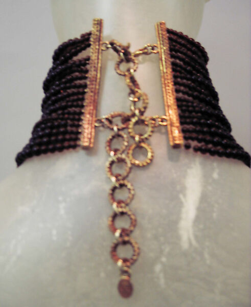 Necklace, House of Dior (French, founded 1946), plastic, metal, French