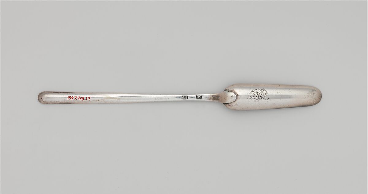 Marrow Spoon, Silver, American