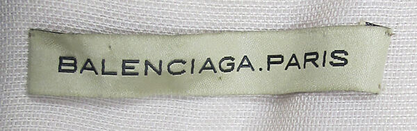 Dress, House of Balenciaga (French, founded 1937), leather, silk, cotton, ostrich feathers, metal, French