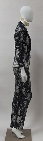 Suit, House of Balenciaga (French, founded 1937), silk, metal, synthetic, French