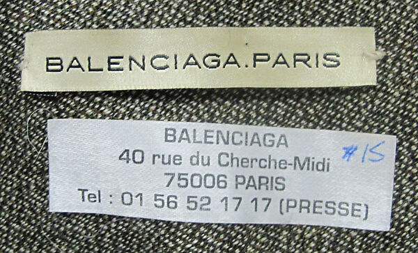 Ensemble, House of Balenciaga (French, founded 1937), wool, synthetic, shearling, metal, French