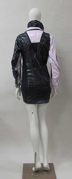 Dress, House of Balenciaga (French, founded 1937), synthetic, silk, metal, cotton, French