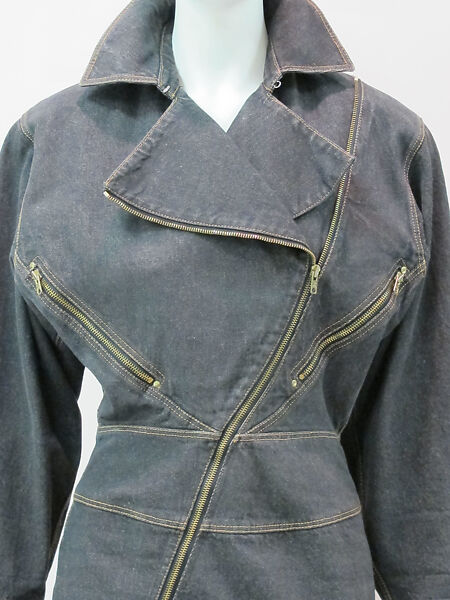 Dress, Azzedine Alaïa (French (born Tunisia), Tunis 1935–2017 Paris), cotton, metal, French