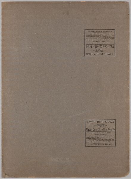 Suggestion for Decorations, St. John's Reformed Church, Allentown Pa., Louis C. Tiffany (American, New York 1848–1933 New York), Watercolor and graphite on paper on paper board, American