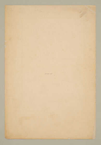 Vestment for Rev. E. McCurdy, St. Augustine's Church, Brooklyn, NY, Louis C. Tiffany (American, New York 1848–1933 New York), Transparent watercolor, metallic ink, and graphite on paper-faced artist's board, American