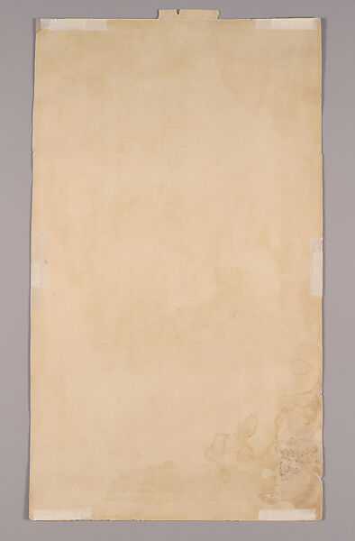 Cartoon for window, Saint Anselm, St. John's Chapel Episcopal Divinity School, Cambridge, Massachusetts, Louis C. Tiffany (American, New York 1848–1933 New York), Watercolor, gouache, ink, and graphite on wove paper, American