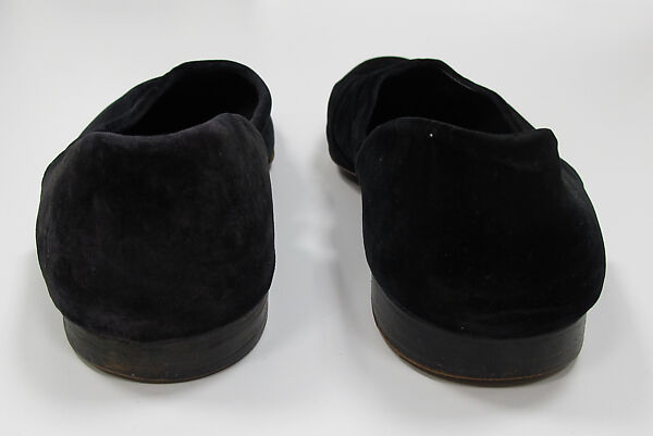 Slippers, silk, British