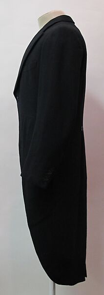 Suit, wool, silk, synthetic, metal, mother-of-pearl, British