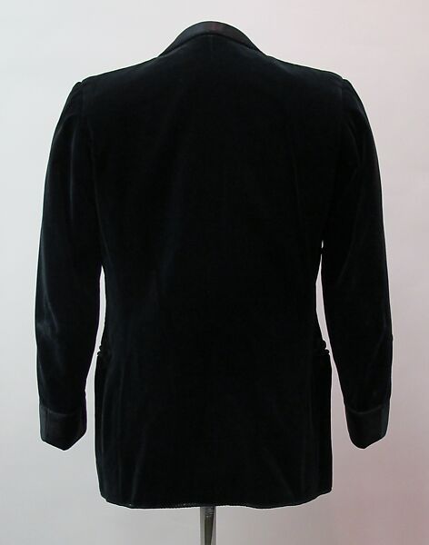 Ensemble, silk, wool, metal, synthetic, British