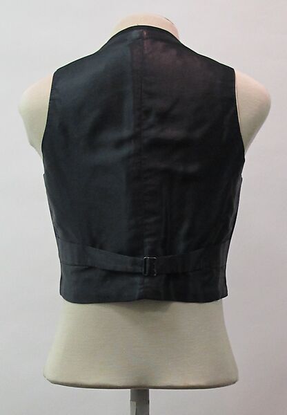 Ensemble, silk, wool, metal, synthetic, British