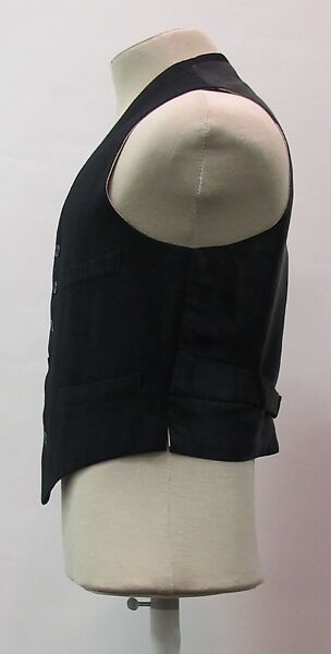 Ensemble, silk, wool, metal, synthetic, British