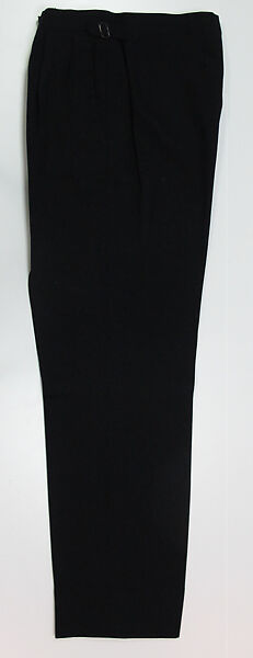 Ensemble, silk, wool, metal, synthetic, British