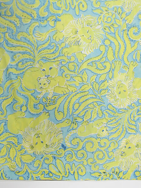 Robe, Lilly Pulitzer Inc. (American, founded 1961), cotton, American
