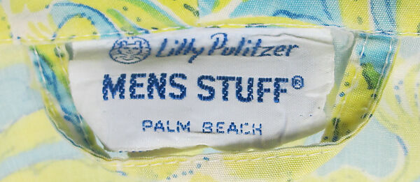 Robe, Lilly Pulitzer Inc. (American, founded 1961), cotton, American