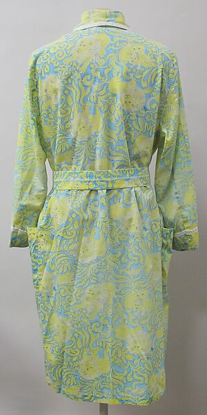 Robe, Lilly Pulitzer Inc. (American, founded 1961), cotton, American