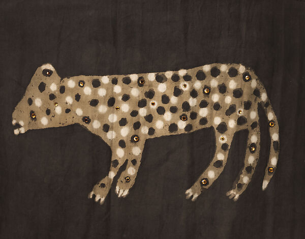 Evening dress, Arthur McGee (American, 1933–2019), (a) cotton, synthetic, metal, (b) cotton, metal, American