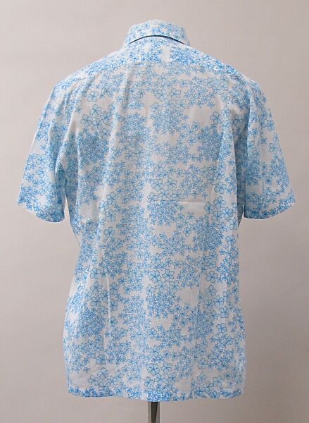 Shirt, Lilly Pulitzer Inc. (American, founded 1961), cotton, mother-of-pearl, American