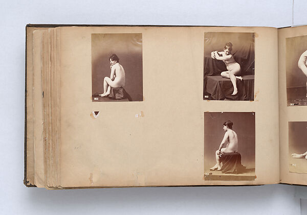 Scrapbook, John Singer Sargent (American, Florence 1856–1925 London), Album containing ephemera and drawings (pencil and gouache on paper), American