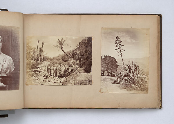 Scrapbook, John Singer Sargent (American, Florence 1856–1925 London), Album containing ephemera and drawings (pencil and gouache on paper), American