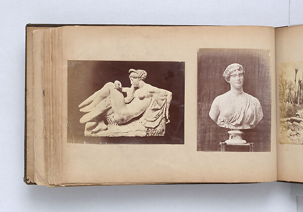 Scrapbook, John Singer Sargent (American, Florence 1856–1925 London), Album containing ephemera and drawings (pencil and gouache on paper), American