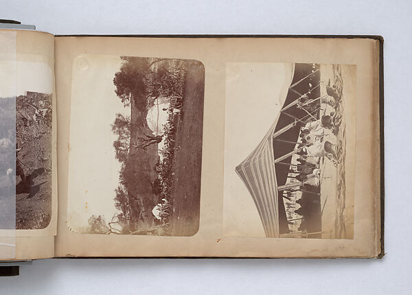 Scrapbook, John Singer Sargent (American, Florence 1856–1925 London), Album containing ephemera and drawings (pencil and gouache on paper), American