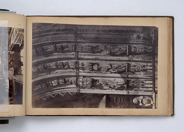 Scrapbook, John Singer Sargent (American, Florence 1856–1925 London), Album containing ephemera and drawings (pencil and gouache on paper), American