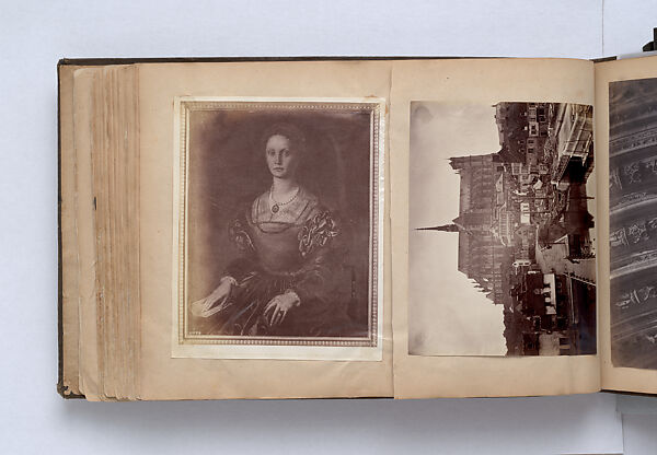 Scrapbook, John Singer Sargent (American, Florence 1856–1925 London), Album containing ephemera and drawings (pencil and gouache on paper), American