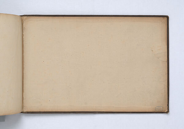 Scrapbook, John Singer Sargent (American, Florence 1856–1925 London), Album containing ephemera and drawings (pencil and gouache on paper), American