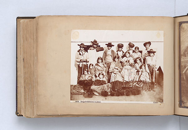 Scrapbook, John Singer Sargent (American, Florence 1856–1925 London), Album containing ephemera and drawings (pencil and gouache on paper), American