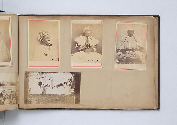 Scrapbook, John Singer Sargent (American, Florence 1856–1925 London), Album containing ephemera and drawings (pencil and gouache on paper), American