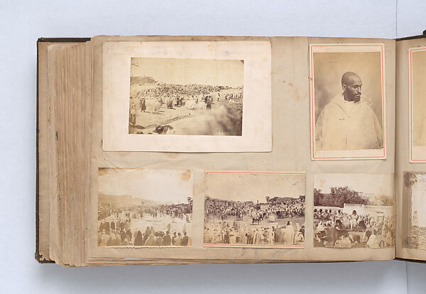 Scrapbook, John Singer Sargent (American, Florence 1856–1925 London), Album containing ephemera and drawings (pencil and gouache on paper), American