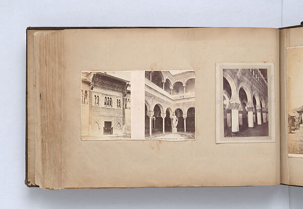 Scrapbook, John Singer Sargent (American, Florence 1856–1925 London), Album containing ephemera and drawings (pencil and gouache on paper), American