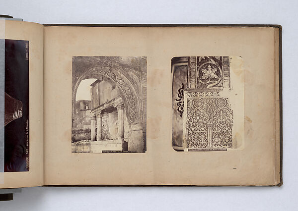 Scrapbook, John Singer Sargent (American, Florence 1856–1925 London), Album containing ephemera and drawings (pencil and gouache on paper), American