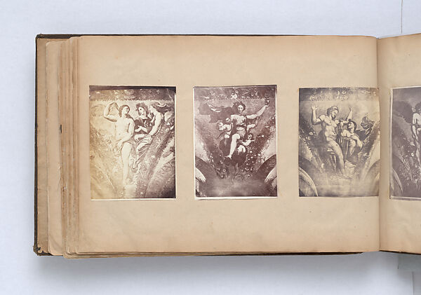 Scrapbook, John Singer Sargent (American, Florence 1856–1925 London), Album containing ephemera and drawings (pencil and gouache on paper), American