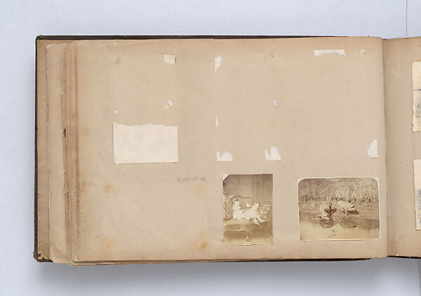 Scrapbook, John Singer Sargent (American, Florence 1856–1925 London), Album containing ephemera and drawings (pencil and gouache on paper), American