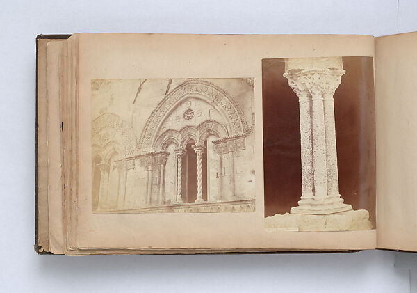 Scrapbook, John Singer Sargent (American, Florence 1856–1925 London), Album containing ephemera and drawings (pencil and gouache on paper), American