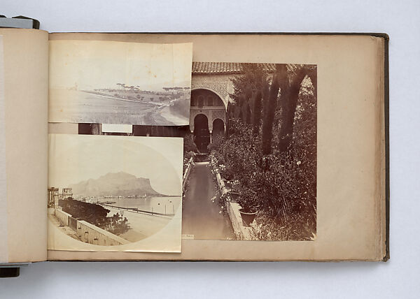 Scrapbook, John Singer Sargent (American, Florence 1856–1925 London), Album containing ephemera and drawings (pencil and gouache on paper), American