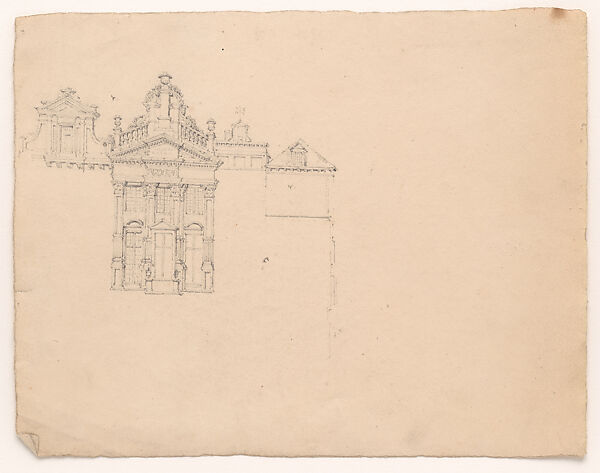 Scrapbook, John Singer Sargent (American, Florence 1856–1925 London), Album containing ephemera and drawings (pencil and gouache on paper), American