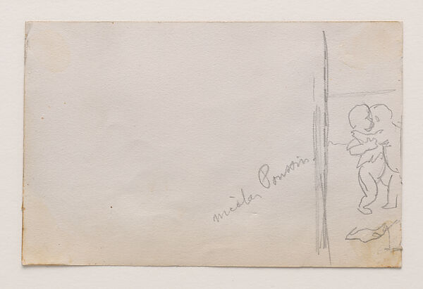 Scrapbook, John Singer Sargent (American, Florence 1856–1925 London), Album containing ephemera and drawings (pencil and gouache on paper), American