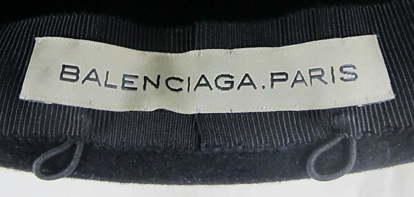 Hat, House of Balenciaga (French, founded 1937), wool, silk, French