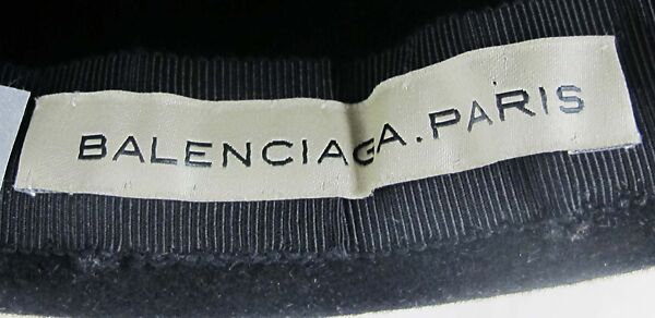 Hat, House of Balenciaga (French, founded 1937), wool, silk, French