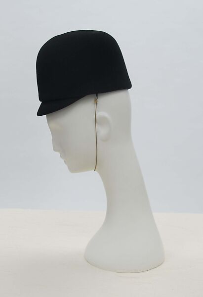 Hat, House of Balenciaga (French, founded 1937), wool, silk, French