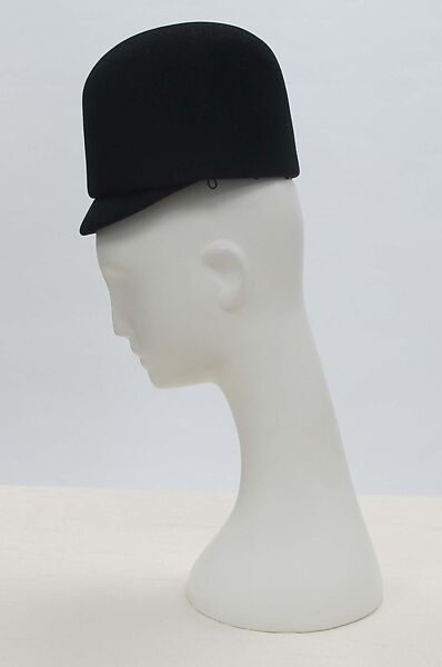 Hat, House of Balenciaga (French, founded 1937), wool, silk, French