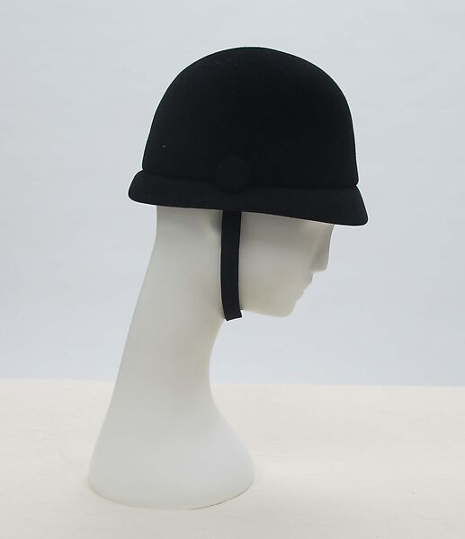 Hat, House of Balenciaga (French, founded 1937), wool, silk, French
