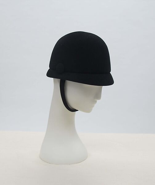 Hat, House of Balenciaga (French, founded 1937), wool, silk, French 