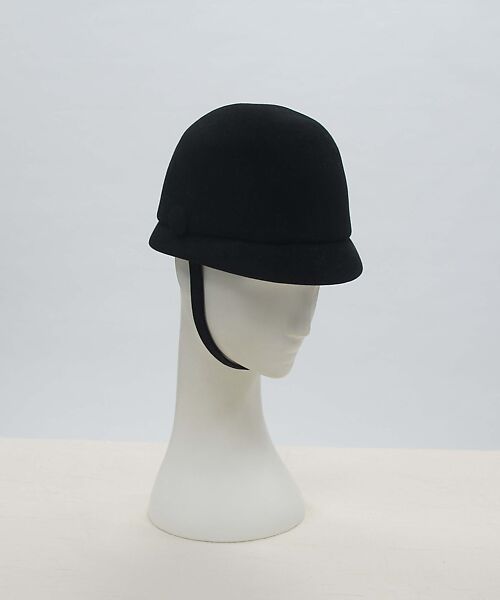 Hat, House of Balenciaga (French, founded 1937), wool, silk, French 