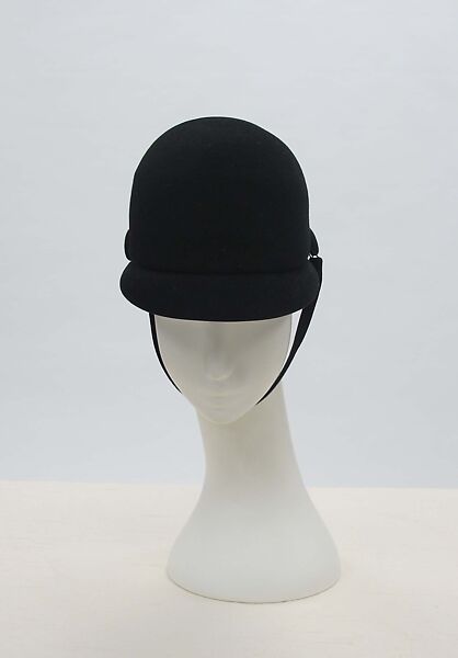 Hat, House of Balenciaga (French, founded 1937), wool, silk, French 