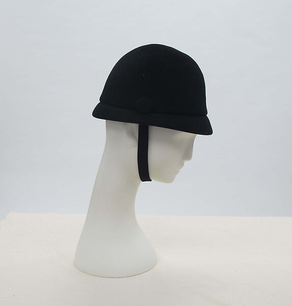 Hat, House of Balenciaga (French, founded 1937), wool, silk, French