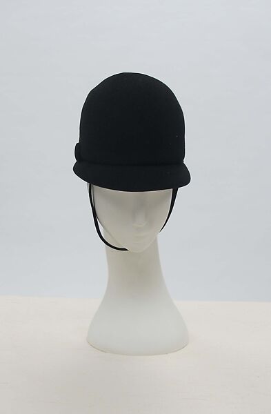 Hat, House of Balenciaga (French, founded 1937), wool, silk, French 