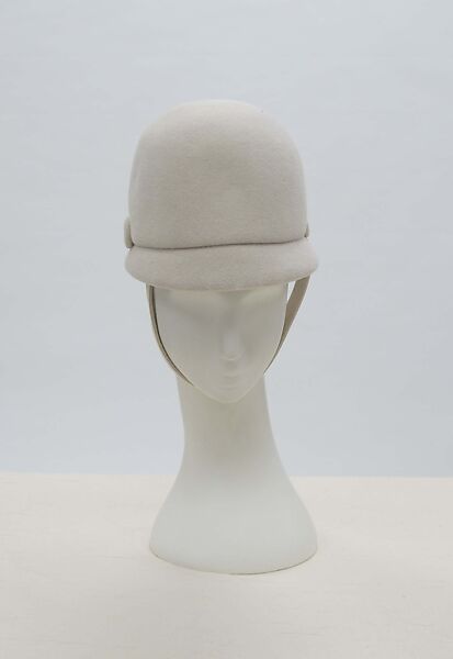 Hat, House of Balenciaga (French, founded 1937), wool, silk, French 